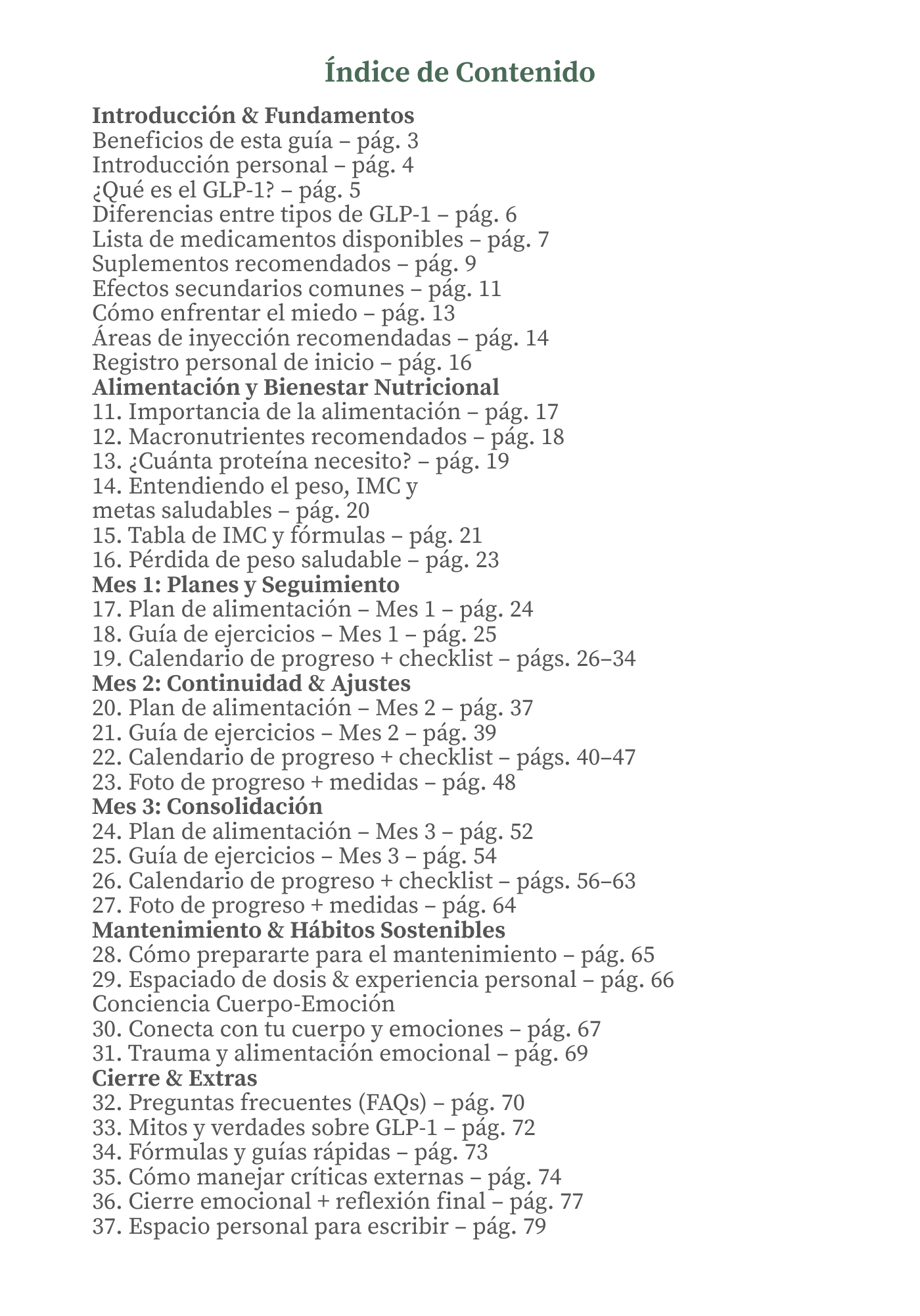 Tu Camino Con GLP-1 Guía (Imprimir)