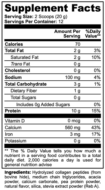 Viva Vanilla Collagen Creamer
