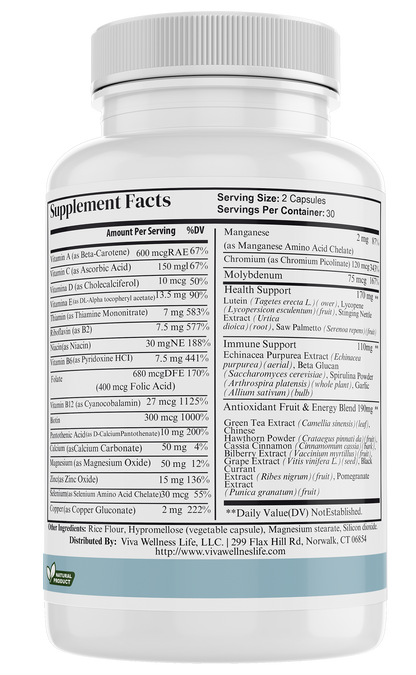 Vitalidad completa – Multivitamínico diario avanzado