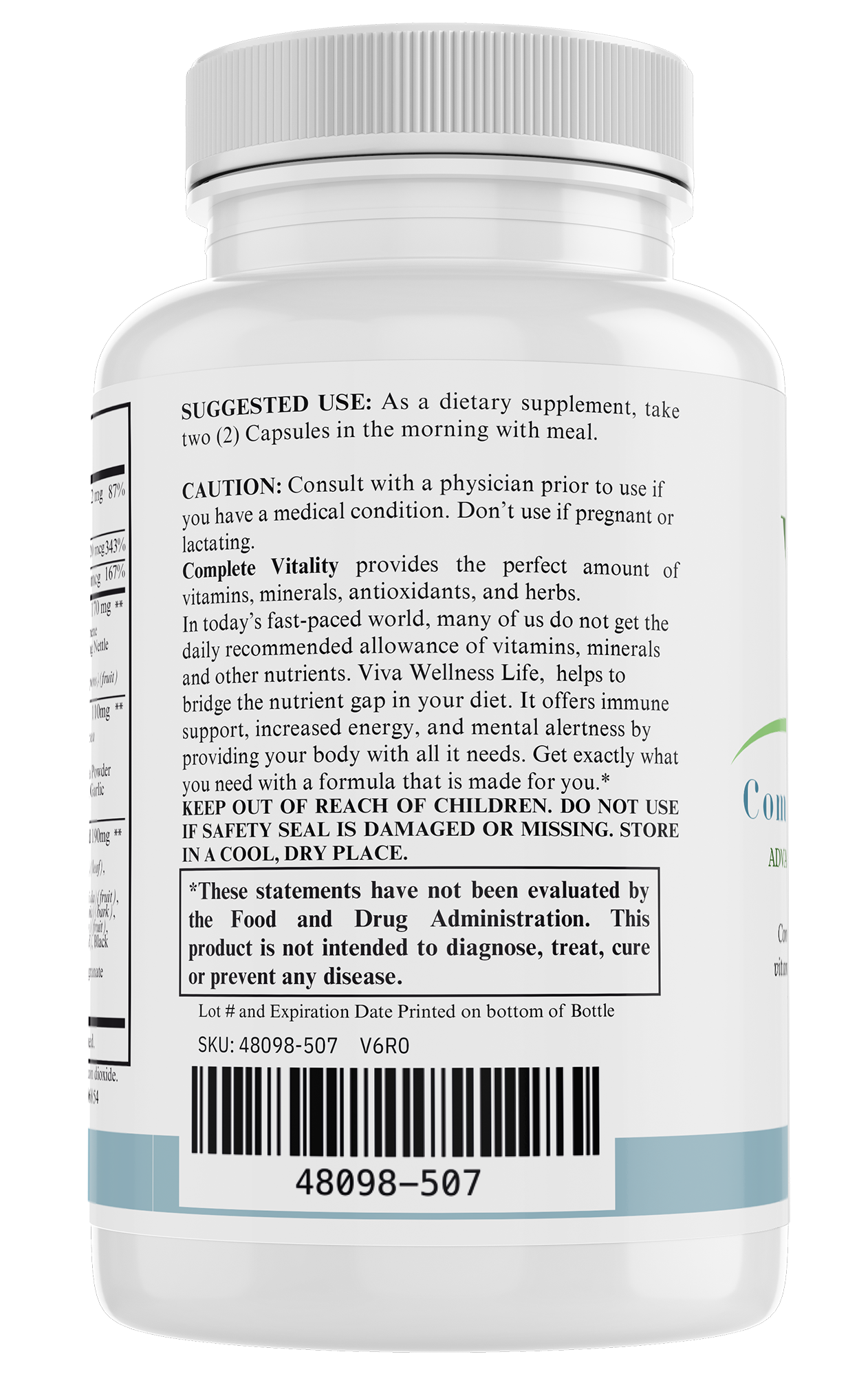 Vitalidad completa – Multivitamínico diario avanzado