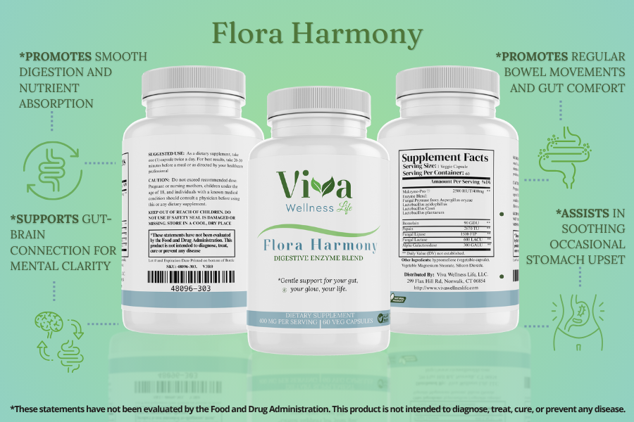 Flora Harmony - Enzimas digestivas