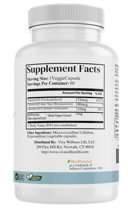 Sinergia vital – D3+K2 esencial